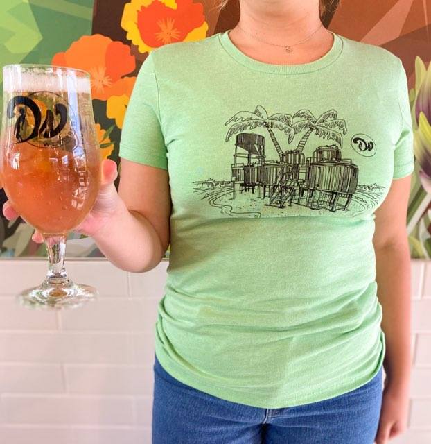 Women's Green BrewHouse Shirt